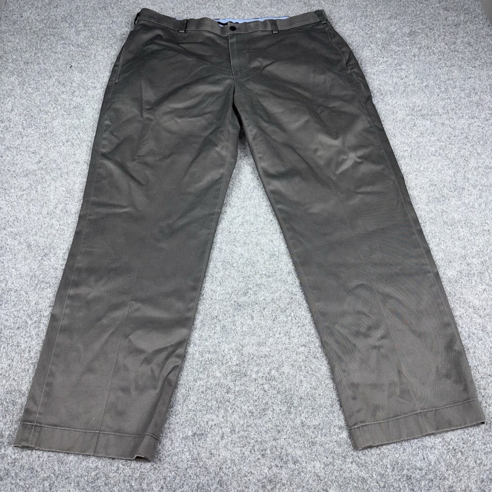 Brooks Brothers Hudson Advantage Chino Pants Men's 38x30 Gray Lightweight Travel